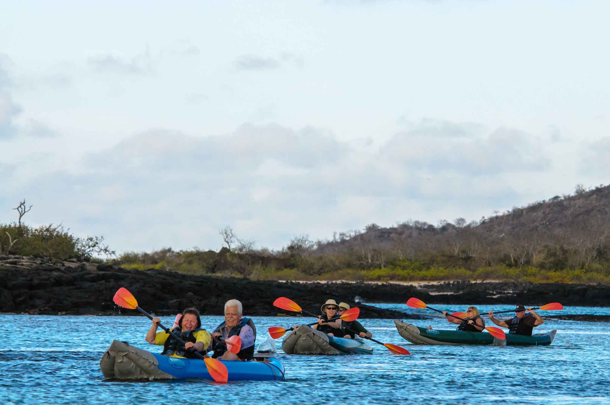 kayaking in galapagos